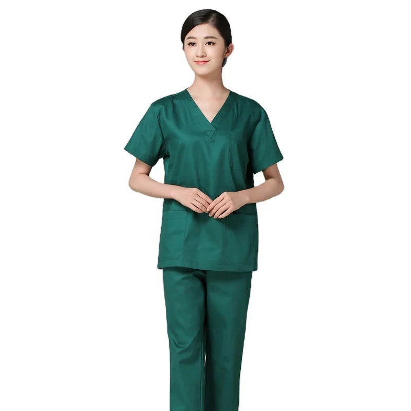 High Quality Doctor Nurse Scrubs Uniforms Custom Design Breathable Wholesale Nursing Hospital Medical Scrubs Uniforms Sets