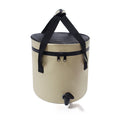 Foldable Multi-functional Camping Fishing  Includes Mesh Zipper Lid and Faucet for Washing Dishes Camping Hiking