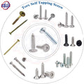 Custom M2.5 Self-Tapping Screw Carbon Stainless Steel Torx Flat Pan Washer Head with Black Flat Tail Metric Measurement System