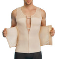 Private Label Comfortable Shaper tank Top Stomach Control Back Support Body Shapers for Men Underwear