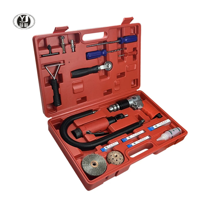 18PCS Hard Case Flat Tire Repair Kit for Truck Tires 1 Set Does Not Include Patches OEM Available