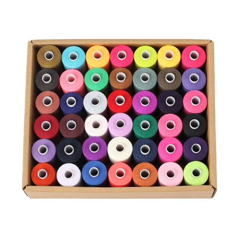 42 Spools/set Multicolor Polyester Sewing Threads 42 Colors DIY Sewing Accessories