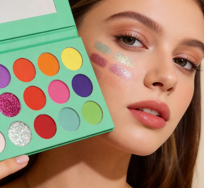 OEM Eyeshadow Palette - Metallic Luminous Finish Private Logo Blendable Long-Lasting Eye Makeup