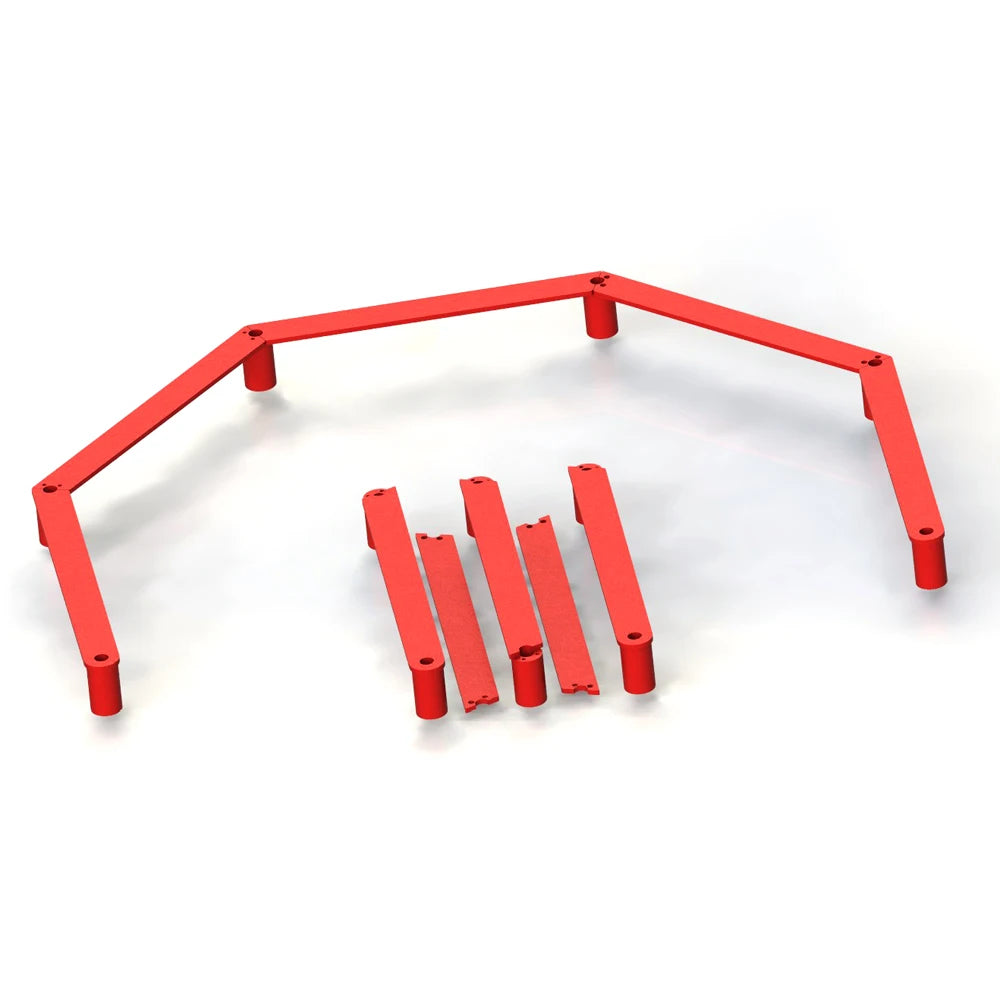 Carbon Steel Ice Hockey Stickhandling Training Aid with Spikes Equipment for Puck Control Reaction Time and Coordination
