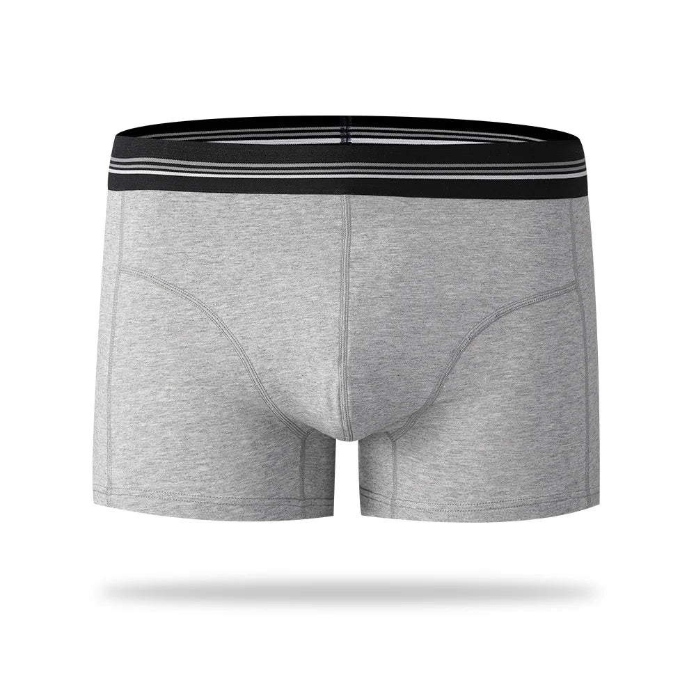 Cotton Underwear for Men Breathable Mid-waist Brief Boxer Pants Skin Friendly Underpants