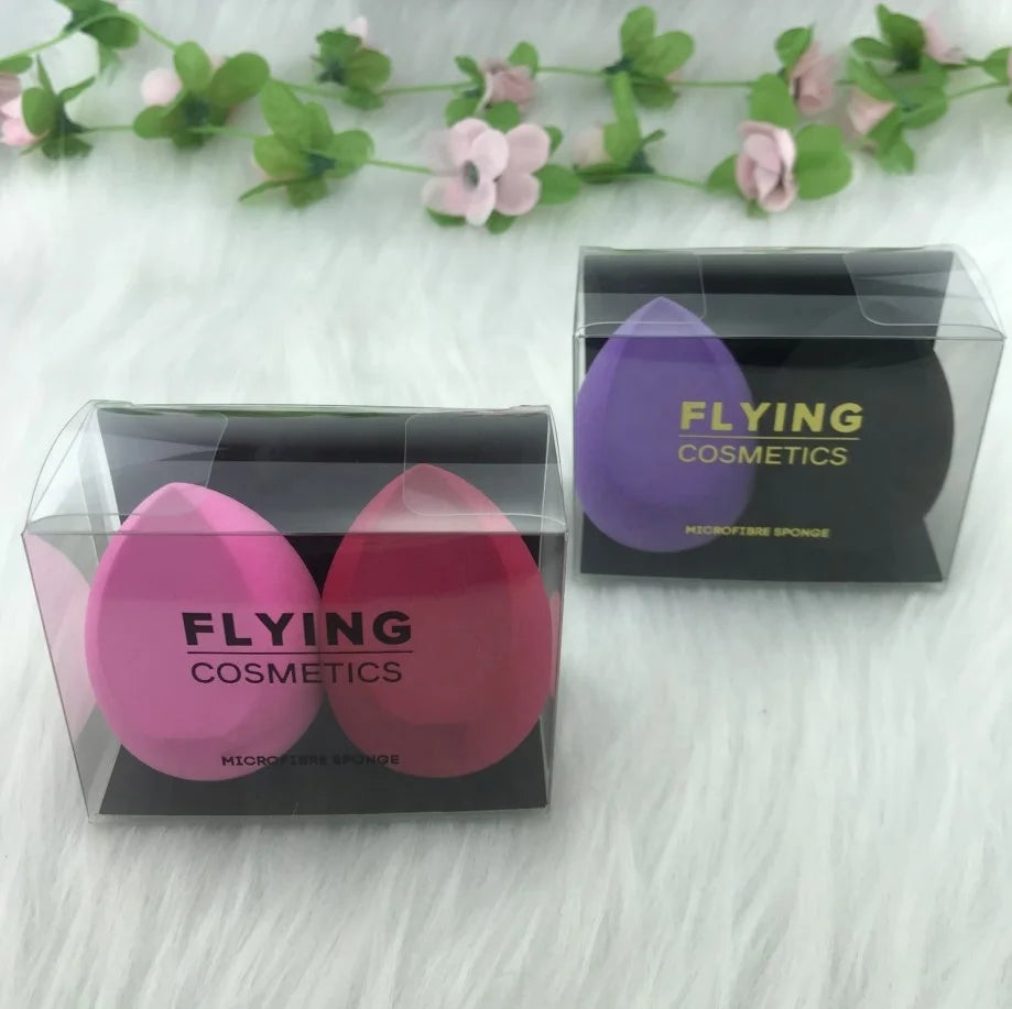 FLY Latex-Free Washable Hydrophilic Makeup Sponge 40x60mm Model FLY-single Color Series Made in Jiangxi Private Label Available
