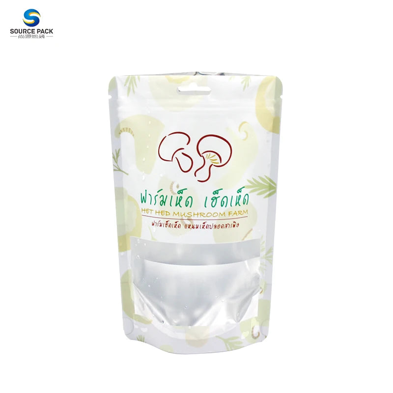 Good Grade Edible Packaging Recyclable Laminated Plastic Glossy Stand up Pouch