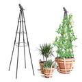 Garden Reinforced Flower Stand Decoration Adjustable Climbing Vine Support Trellis for Tall Climbing Plants