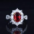 Ruby Ring  2022 New Style European and American Popular Luxury Fashion Ring Female Opening Ring