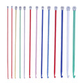 35cm High Quality Colorful Single Handle Knitting Needle Tool Sweater Needle Crochet Hook