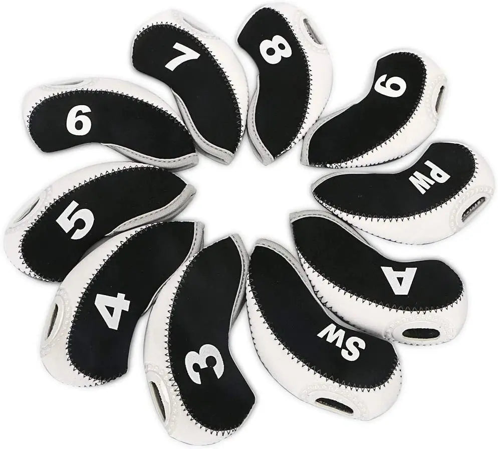 Hot Sell Golf Headcover Wholesale Factory Low Price Custom Logo Neoprene Close Durable Protect Clubs Golf Iron Head Covers