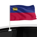 Factory Direct Sale Liechtenstein Car Window Flag 12x18inches 100% Polyester Double-Sided Custom Waterproof Durable Custom Color