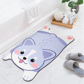(CHAKME) Cute Bathroom Non slip Mats Bedroom Door Mats Household Carpets Absorbent
