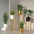 Patio Plant Large Support Metal Gold Luxury Iron Wedding Decoration Flower Stand Planter