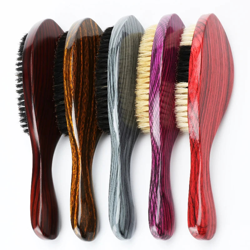 Abeis Custom Logo Hard Wave Brushes Wholesale Wave Brush 360 Curved Hair for Men Hair Care