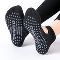 Open Top High Elastic Breathable Sports Socks-Custom Cotton Yoga & Pilates Fitness Socks With Non-Slip Feature & Logo Ankle High