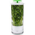 Creative Breathable Borosilicate Glass Herb Keeper Herb Cilantro Crisper Herb Saver Fresh Keeper Food Storage Containers