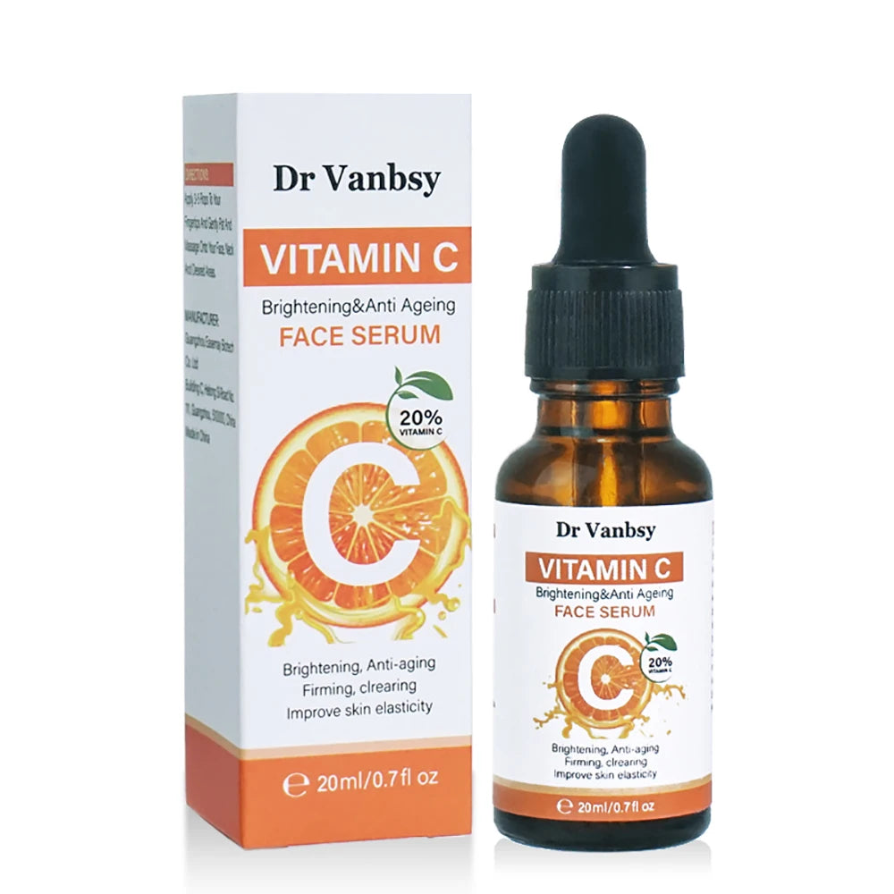 Vitamin C Serum with Hyaluronic Acid & Centella Asiatica Extract for Face & Hand Brightening Moisturizing & Anti-Aging