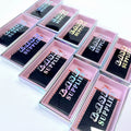 Lash Supplies Wholesale Custom Private Logo Dark Matte Black Velvet Cashmere Handmade CC/DD Mink Silk Eyelash Extensions Trays