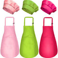Wholesale Cross-Border Reusable Apron Set DIY Chef Hat & Skirt for Children for Baking & Advertising From Manufacturer