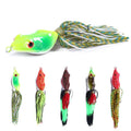 Wholesale FO028 11cm 9.8g Artificial Bait Top Water Floating Snakehead Frog Fishing Lures