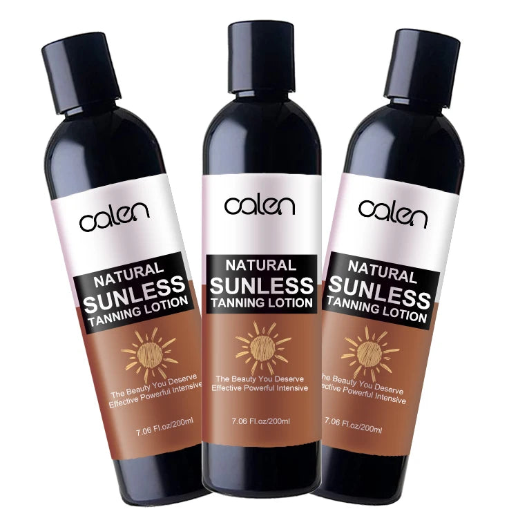Private Label Natural Sunless Tanning Lotion Bronzer Brown Daily Moisturizer for Natural Tanning Looking