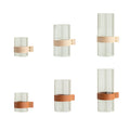 Wholesale Europe Style Clear Cylindrical Glass Vase for Home Decoration