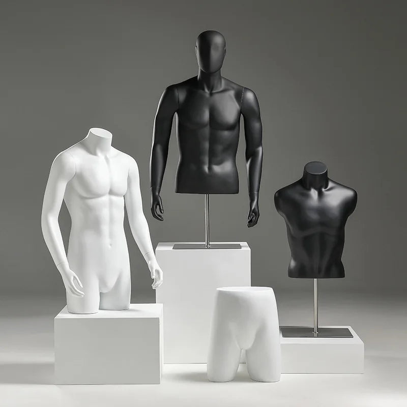 Hot Selling Fiberglass Mannequins for Men Half Body