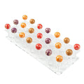 21 Holes Collapsible Clear Acrylic Salon Lollipop Cake for Display Holder Stand UMI NK0296