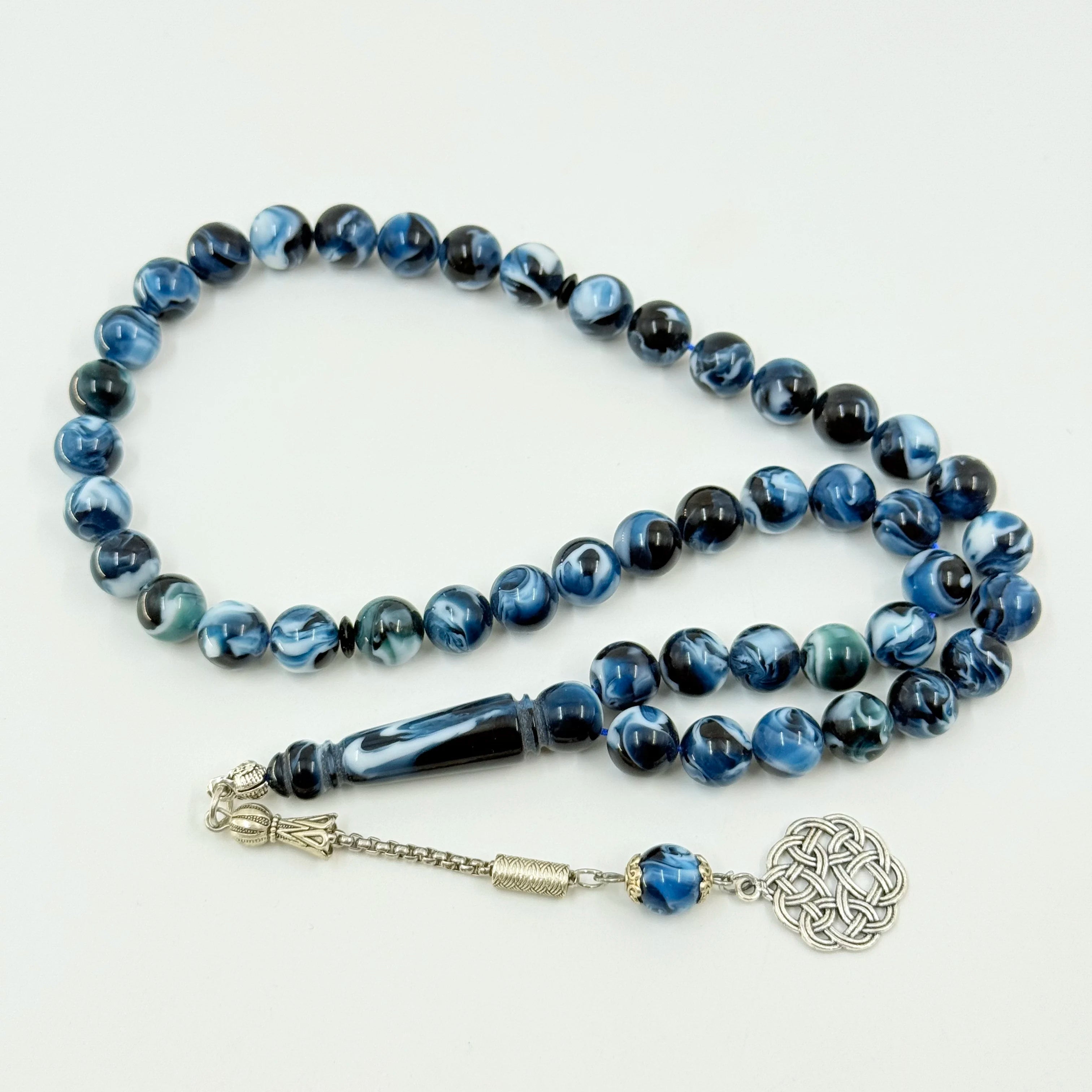 Muslim Prayer Beads 10mm Resin Beads 45 Beads Tisbiha Islamic Bracelet Ramadan Gift Misbaha Kerbai Imam Subha Rosary