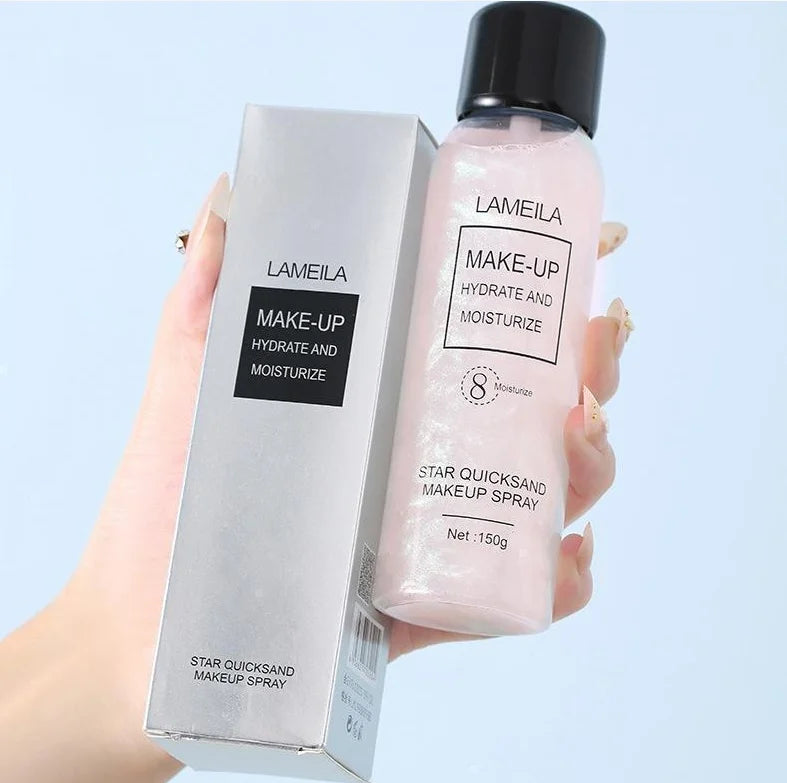 Private Label Highlighter Cosmetics Wholesale Makeup Body Shimmer Glitter Highlighter Spray