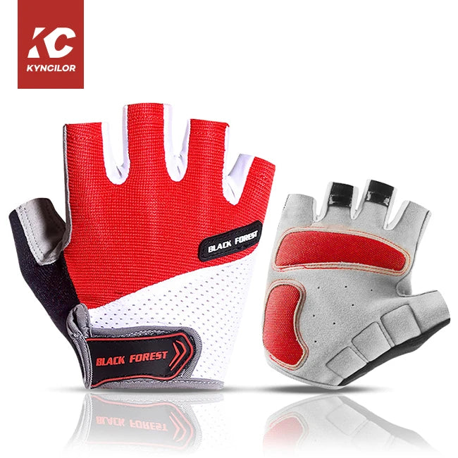 Unisex Summer Fingerless Cycling Gloves Shockproof & Breathable Features for MTB & Road Riding