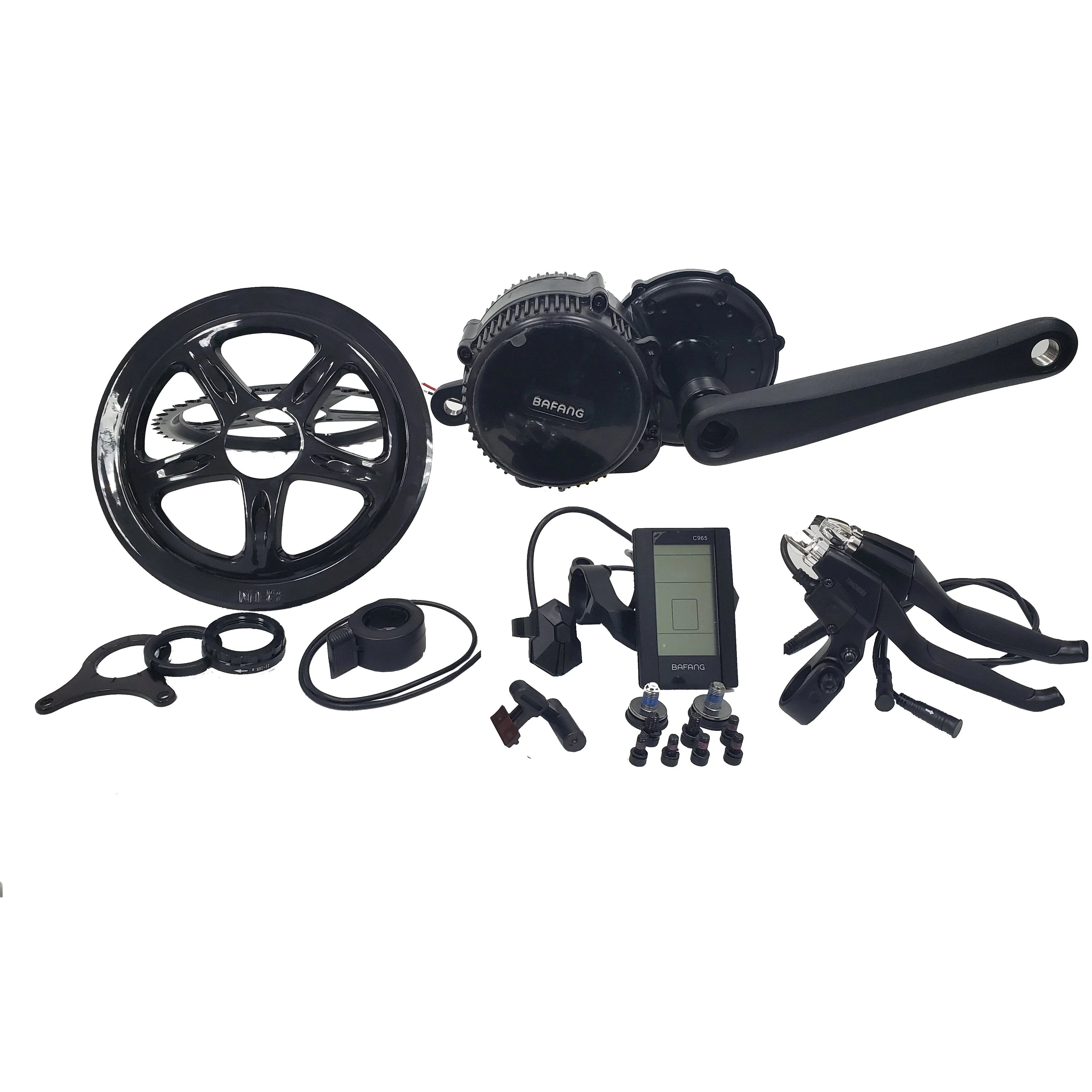 Factory Direct Sale Cheap Bafang BBS01 8fun 36v 350 Watt Middle Drive Motor Ebike Conversion Kit With Display