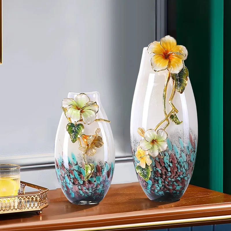 2024 New Nordic Style Enamel Ceramic Vase - Advanced Design for Home Decoration