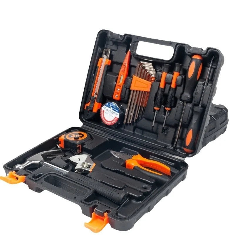 EXPLOIT Household Tool Sets Full Set of Hammer Vise Screwdriver Other Hardware for Home Repair and Maintenance