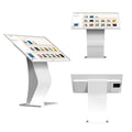 HUSHIDA 50 Inch Multifunction Floor Stand Display Touch Screen Information Kiosk for Hospital/Bank/Shopping Mall