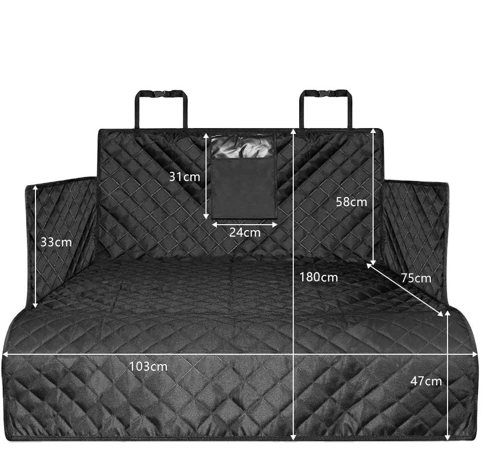 Dog Car Seat Cover Trunk Case Transporter Mat Pad Dog Car Trunk Protection