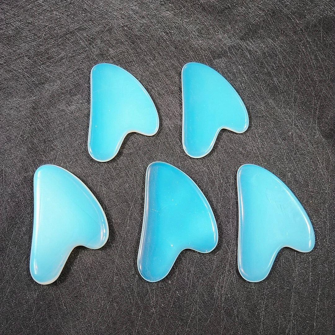 HY Face Opalite Facial Gua Sha Scraping Tool Genuine Opalite Stone