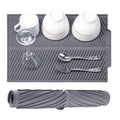 New Arrival Multi-Purpose Silicone Drainage Mat Heat-resistant Dish Drying Mat Silicone Dish Drying Mat for Kitchen Countertops