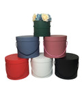 New Gift Box Hug Bucket Round Portable 3 Pieces Set Soap Candy Cardboard Flower Box for Wedding