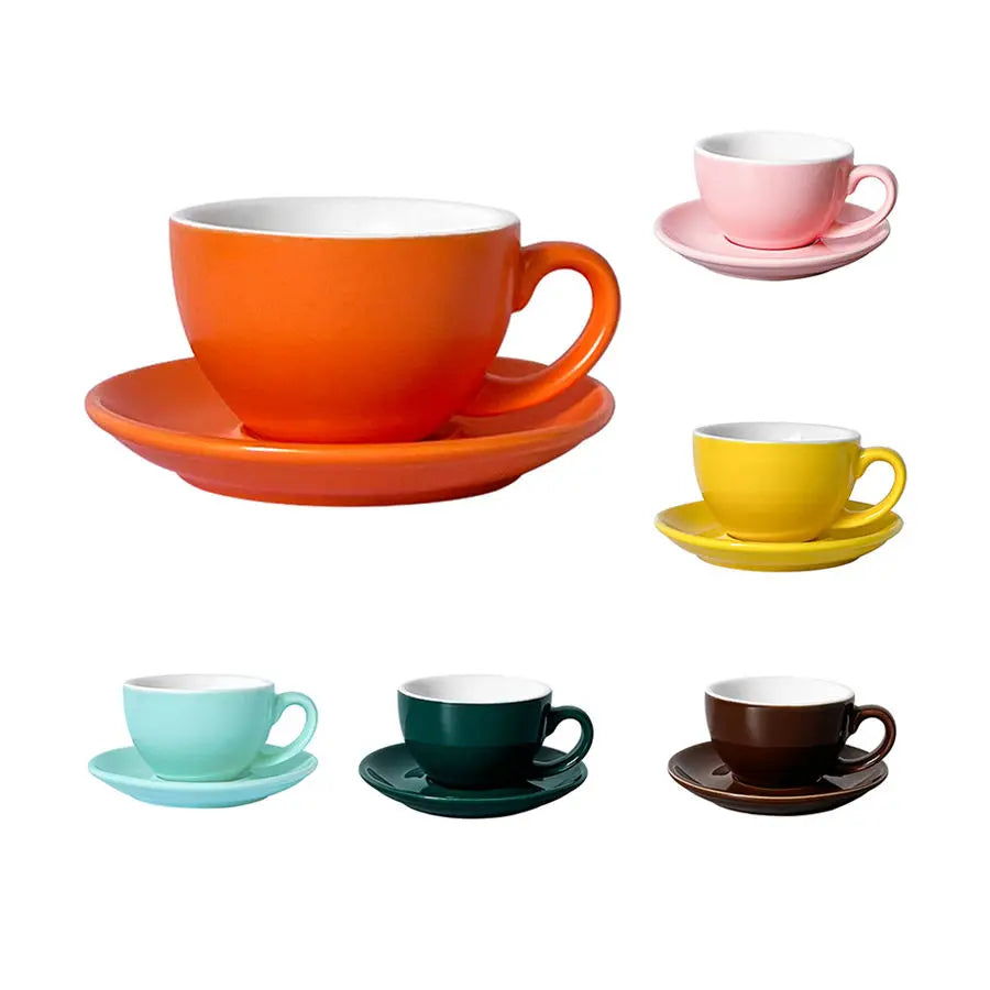China's Best Quality 250ML Ceramic Coffee Cup Mugs PC Tumbler Country Design Barista Coffee Tools Tea Beer Travel Back School