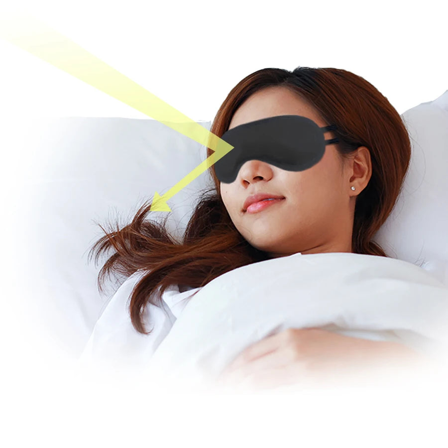 Comfortable 3D Contoured Cup Sleeping Mask Soft Breathable Sleep Eye Mask for Improve Sleep Quality