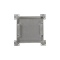 Stainless Steel Handle Invisible Decorative Square Manhole Cover 304 201 Recessed Rainwater Grate Cable Duct Cover Hardware
