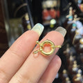 Vintage 14K Gold Filled Sailor Claps for Women DIY Jewelry Handmade Bracelet Necklace Findings