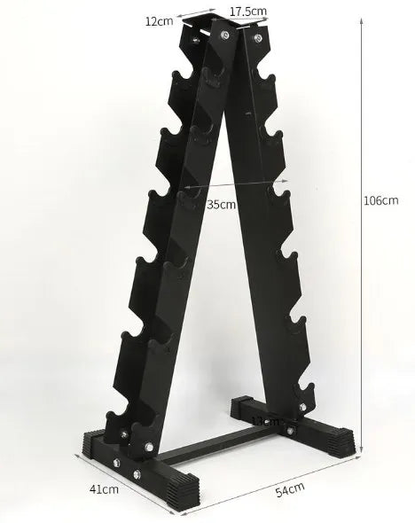 6 Pairs Dumbbell Stand Big Size Dumbbell Rack