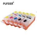 PGI-725 CLI-726 Refillable Ink Cartridge With Chip for Canon IP4870 IP4970 IX6560 MX886 MX897 MG5270 MG5370 MG5170 PGI725 CLI726