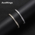 BB108 6mm 4*4mm square Stone Brass Zircon Tennis Chain Bracelet Hip Hop Jewelry Gold Silver CZ Bracelet Iced Out