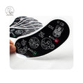 YunShang PET Vinyl Custom 3D Raised Logo High Density Rubber Silicon Heat Transfer Printed for Car