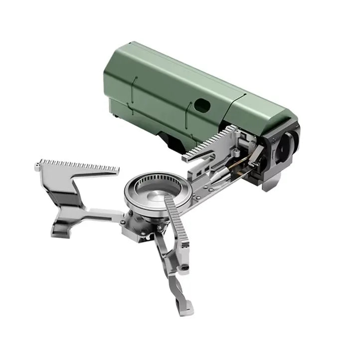 IRONDONKEY Camping Stove Portable Gas Stovec Outdoor Portable Folding Stove Gas Cylinder Magnetic Stove