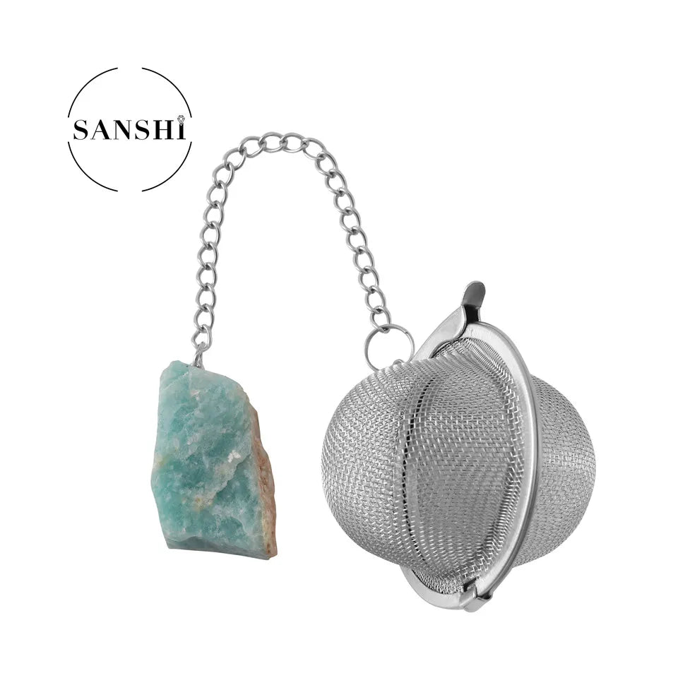 Healing Crystal Stones Tea Strainer Polished Irregular Shape for Feng Shui & REIKI